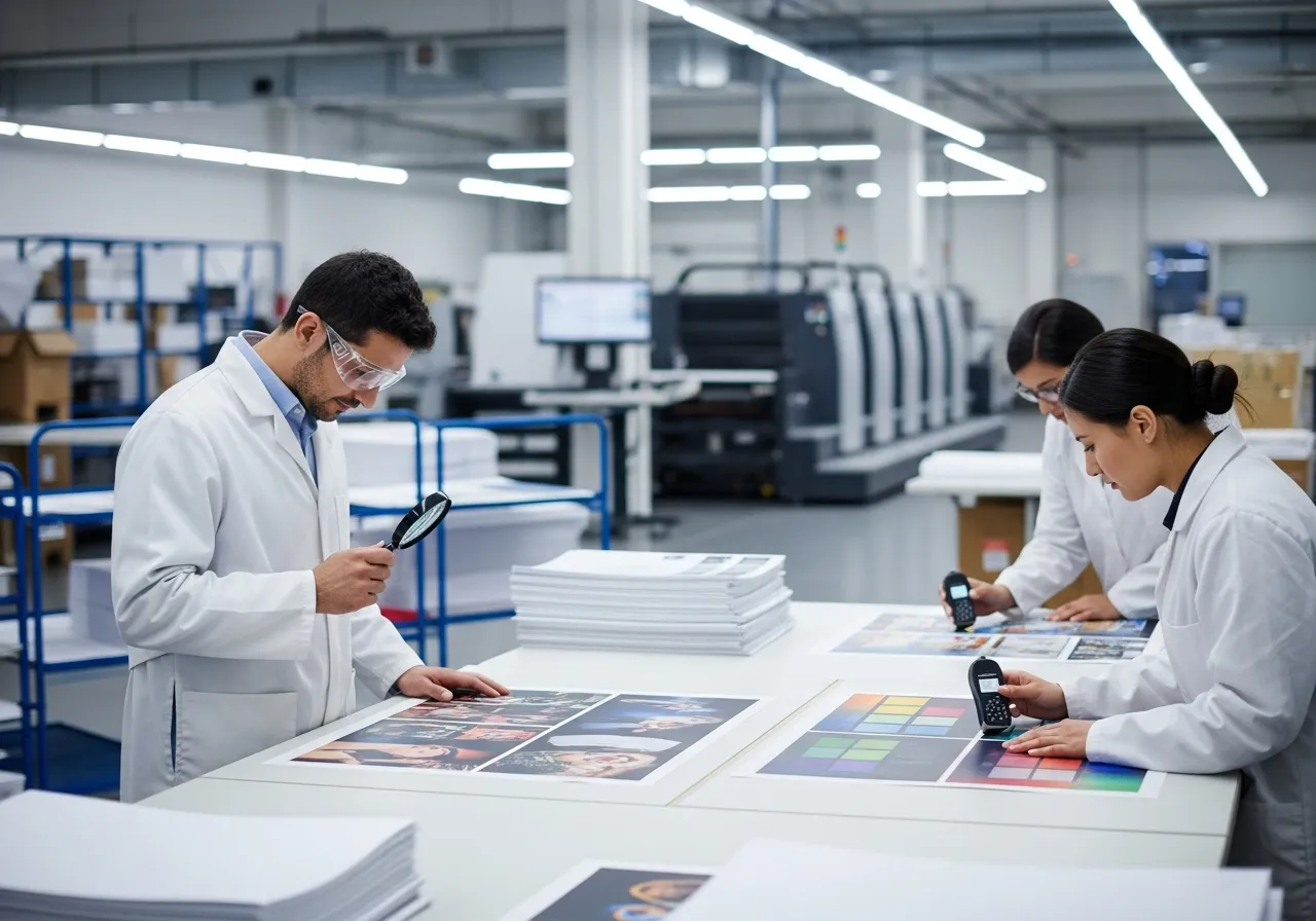 Quality assurance process for printing